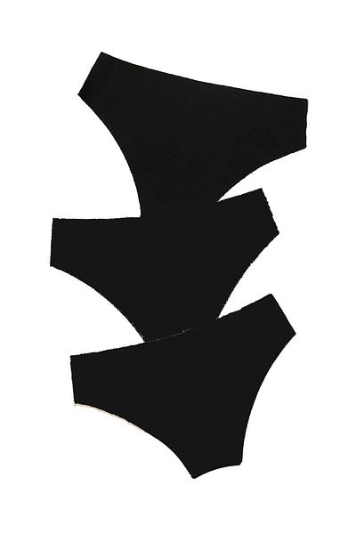 FLASHY Gecko Women's Laser Cut Seamless Panties Bottom Underwear 3 Pack