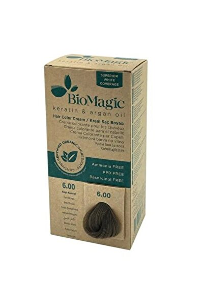 BIOMAGIC Saç Boyası Koyu Kumral No: 6.00