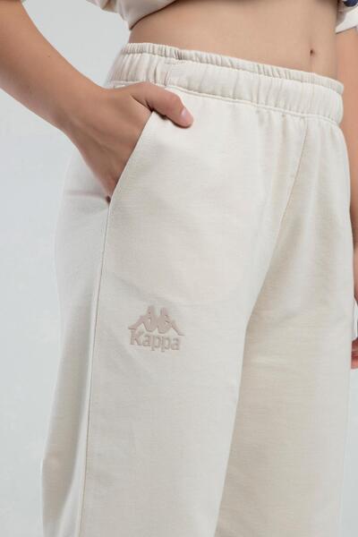 Kappa Authentic Kaliyah Kız Çocuk Bej Regular Fit Eşofman Altı