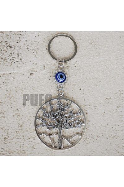 PUFO Breloc amuletă Feng Shui pentru protecție și noroc, model Arborele Vieții