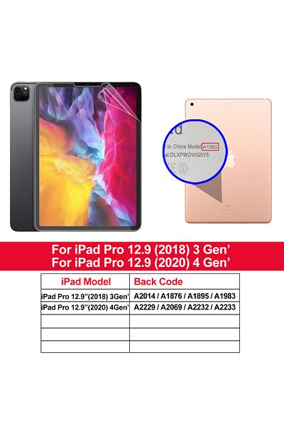 Choice Pro 12.9 2018-2022 2pcs for iPad Air 2024 Pro 11/13 M4 Screen Protector Film Paper Feel Matte PET P