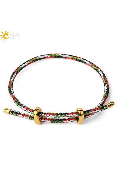Pelin Aksesuar Colorful Cord Adjustable Bracelet