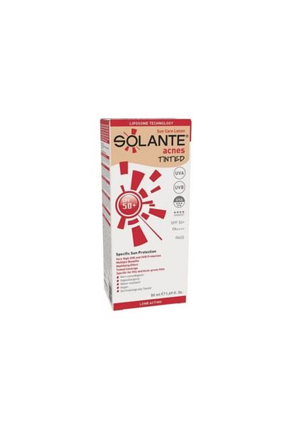 Solante Acnes Tinted Lotion Spf 50+ 50 ml