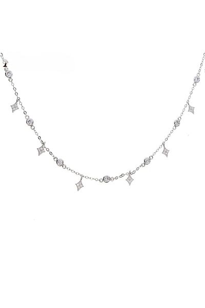 delis Chocher argint 925, JW1131, model stelute, placat cu rodiu