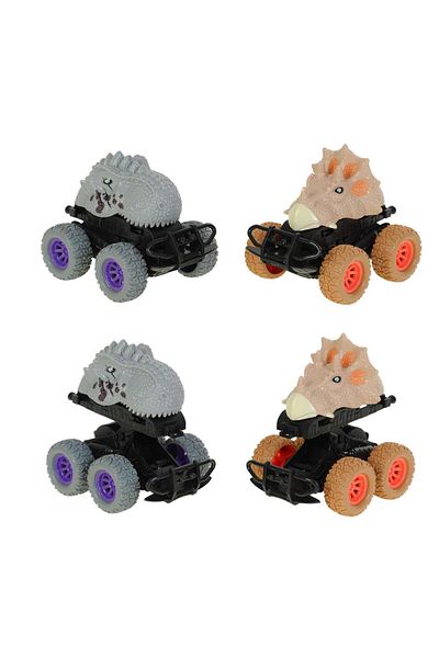 hak-iş oyuncak Friction Bass Pull Small Dinosaur Car