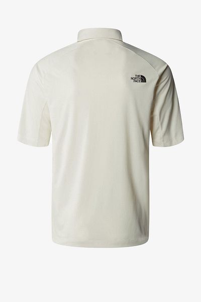 THE NORTH FACE M Packable Ss Polo Ανδρικό λευκό μπλουζάκι NF0A883KQLI1