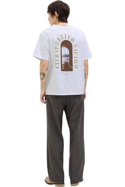 Jack & Jones Tricou JACK &JONES Hydra Photo - 12276825-Bright White