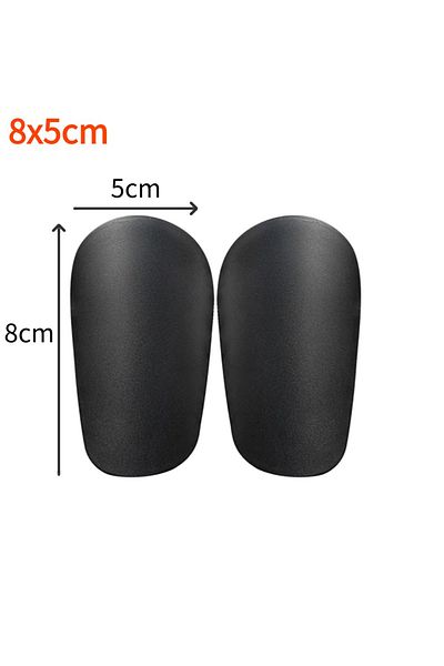MOJOYCE 20 Pairs Black 8x5cm 1-10Pairs Shin Pads Wear-resistant Shock Absorbing Mini Soccer Leg Protector Fo
