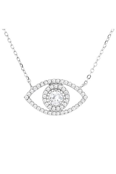 delis Lantisor argint 925, JW1240, model ochisor, placat cu rodiu