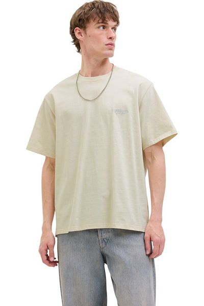 Jack & Jones Tricou JACK &JONES Hydra Photo - 12276825-Antique White