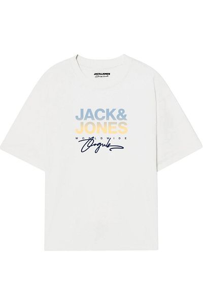 Jack & Jones JACK &JONES Canguu FST JNR T-shirt - 12281852-Bright White