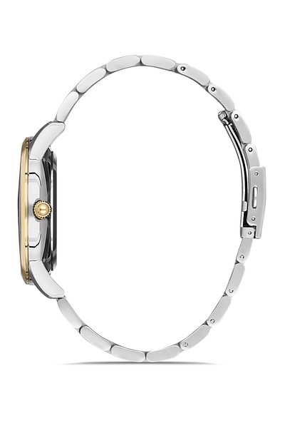 DAVID GUNER Sari White Coated Black Dial Men's Watch Dg-8231Ga-D9