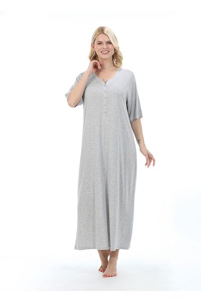 Etoile Women's Bamboo Long Home Dress Nightgown 72628