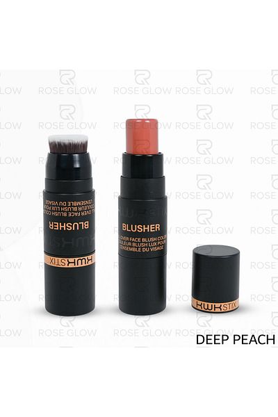 KWK Cream Blush Stix Deep Peach | Stick blush with a natural, radiant finish | Easy to apply and blend