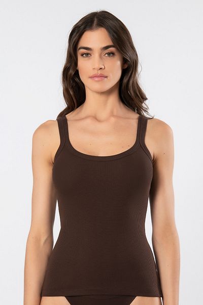 TÜREN 3406 Women's Strappy Ribbed Tank Top