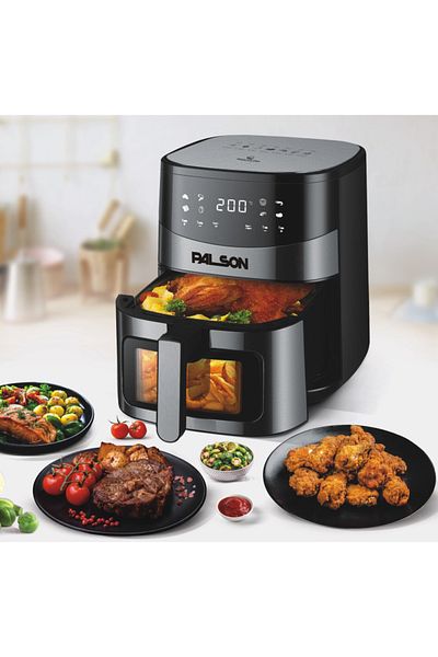 PALSON Air Fryer Digital 6L, Glass Window, 1800W, 40017