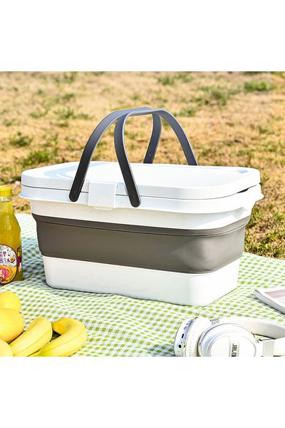OEM Cos de picnic impermeabil multifunctonal, capacitate 15 L, capac transformabil in masuta