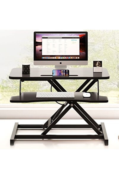 OEM Ergonomic, adjustable laptop desk made of metal and MDF, with keyboard stand