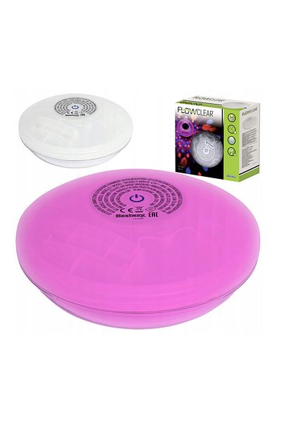 BESTWAY مصباح حوض سباحة عائم LED من Flowclear 26-58419