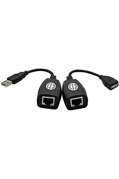 Other محول متوافق مع الكمبيوتر - PC، RJ45، منفذين، أبيض