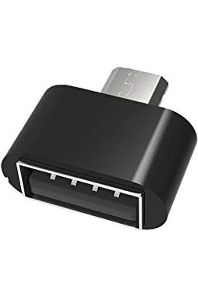 Other USB Micro Male to USB Female OTG Adapter for USB Port – 1-Port, 4CM, Black