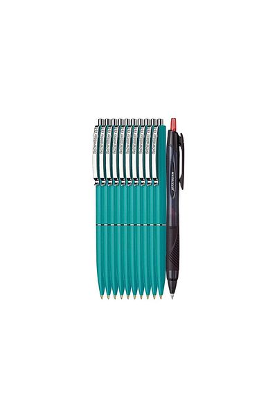 SCHNEIDER Premium Set - 10 Schneider Retractable Pens - Green and Jetstream Pen