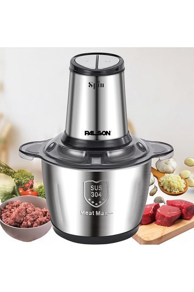 PALSON Food Chopper Stainless Steel, 3L, 400W, 40043