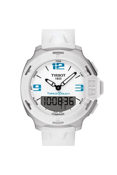 TISSOT Men’s Analogue Quartz Movement Watch with Stainless Steel 42mm Case and Silicone Bracelet