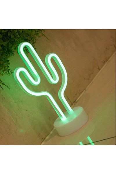Choice Cactus Neon Sign Usb Led Decoration Unicorn Flamingo Lamp Moon Rainbow For Home Kid Room Bedside Nig