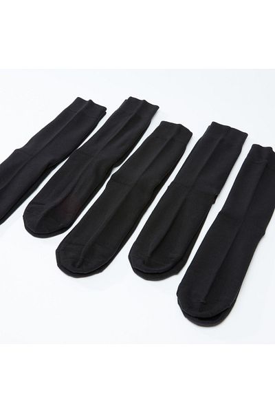 FAV Textured Crew Length Socks - Set of 5