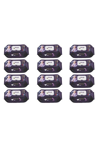Babysoft Supersoft Wet Wipes Set, 12 X 120 Pcs