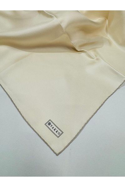 Vakko Μαντήλι ίσιο Tivil Silk 31815-ecru