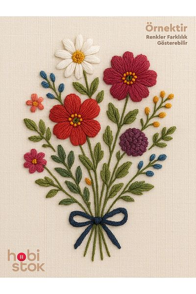 domino Set of 12 - Koton Perle Size 8 Embroidery Floss Set - Mixed Color - Color Can Be Specified
