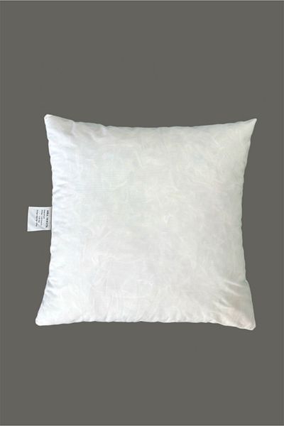 HILL TEKSTİL Goose Feather 45x45 Throw Pillow Premium Mix 500 gr 50% Goose Feather 50% Bead Fiber