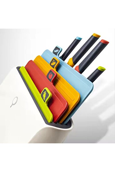 MACVI Set of 4 Macvi® choppers and 4 knives, integrated stand, cleaning and drying function