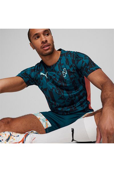 Puma قميص كرة القدم نيمار جونيور الإبداعي للرجال - أزرق
