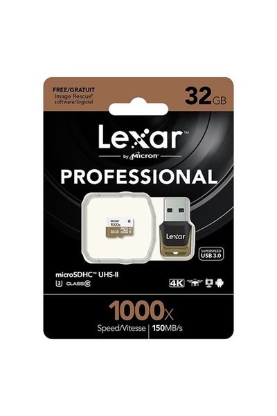 Lexar 32 Gb 1000x Uhs-ıı U3 4k Micro Sd Hafıza Kartı 150mb/s