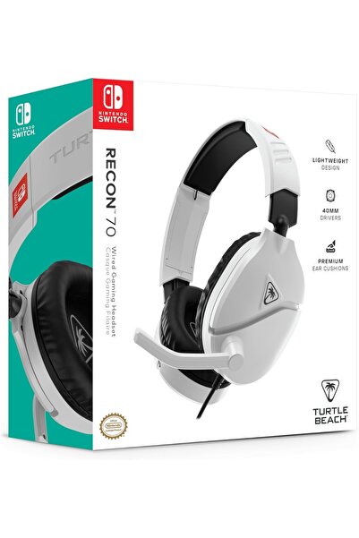 Turtle Beach 70N Switch 2 White Headset