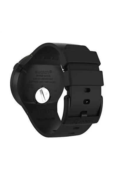 Swatch Men’s Analogue Quartz Movement Watch with Bioceramic 47mm Case and Bio-sourced Bracelet