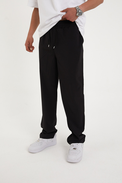 Pavotti Erkek Baggy Pantolon Bel Lastikli Paraşüt Kumaş ( !!! Oversize Ürün!!! Geniş Kalıp )