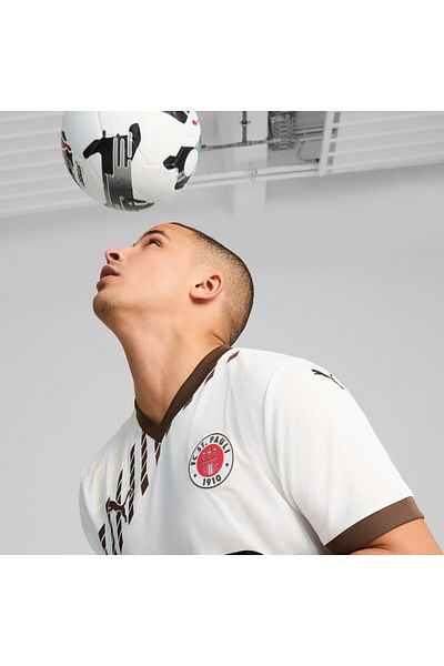 Puma Mens Fc St. Pauli 24/25 Away Football Jersey Top - White