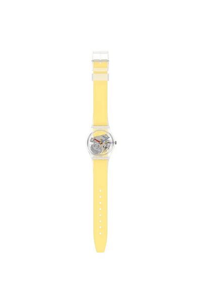 Swatch Unisex Analogue Quartz Movement Watch with Polymer 34mm Case and Silicone Bracelet