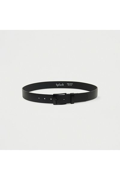 FAV Textured Leather Belt with Pin Buckle Closure