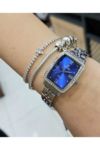 Raymond Rym-211701 Women Wrist Watch - Stainless Steel Case and Band - 2 Year Warranty