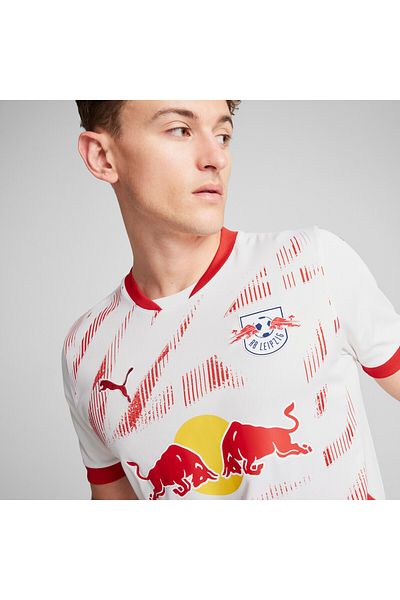 Puma Mens Rb Leipzig 24/25 Home Football Jersey Top - White