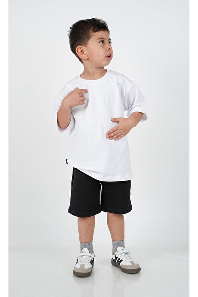 c.c.l. coccolin kids baby clup Unisex Çocuk Oversize Basic Tişört T-shirt
