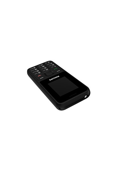 Philips Xenium E2125 Çift Sim Kart Tuşlu Cep Telefonu Siyah ( Kvk Garantili )