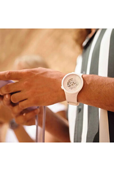 Swatch Men’s Analogue Quartz Movement Watch with Bioceramic 47mm Case and Bio-sourced Bracelet