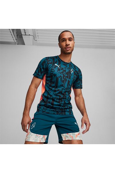Puma قميص كرة القدم نيمار جونيور الإبداعي للرجال - أزرق