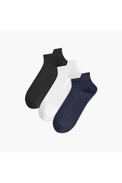 FAV Set of 3 - Textured Ankle Length Socks